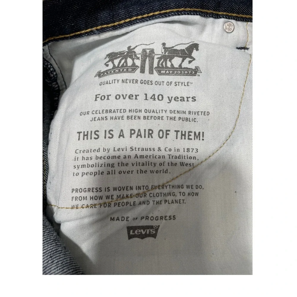 Levi Strauss‎ 559 Relaxed Fit Dark Wash Denim Jeans Mens Size 44x30